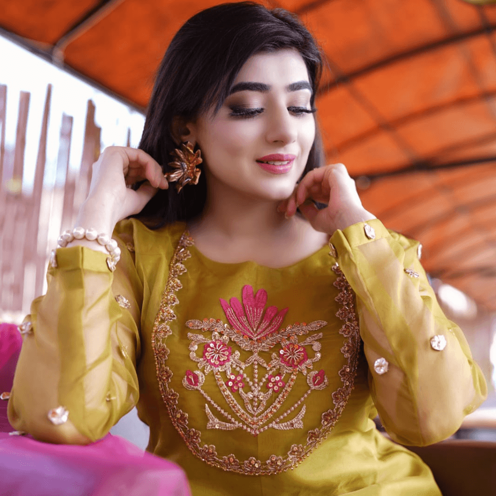 Mehndi Sharara 🌿 3-Piece - Virsa