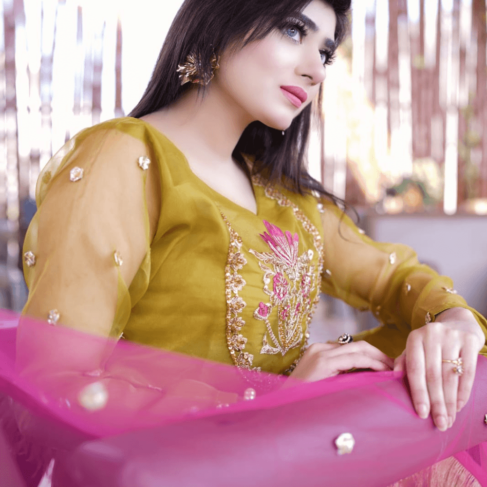 Mehndi Sharara 🌿 3-Piece - Virsa