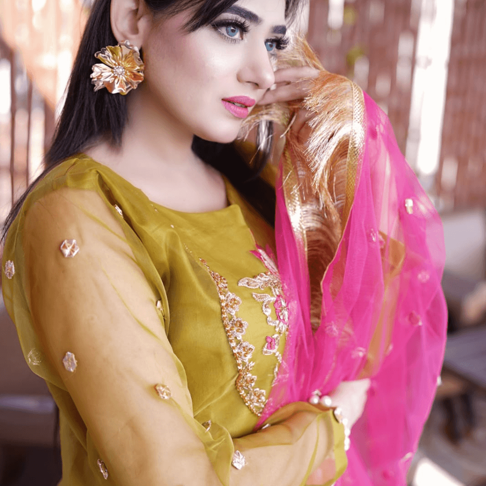 Mehndi Sharara 🌿 3-Piece - Virsa