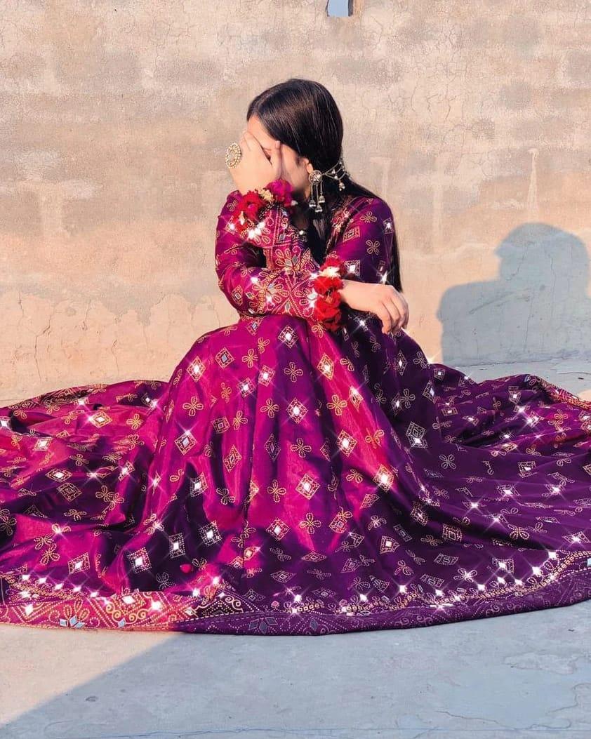 Purple Sheesh Mahal Maxi A Regal Ensemble Fit for Royalty! 👗 - Virsa
