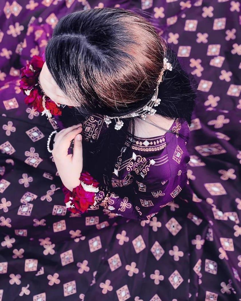 Purple Sheesh Mahal Maxi A Regal Ensemble Fit for Royalty! 👗 - Virsa