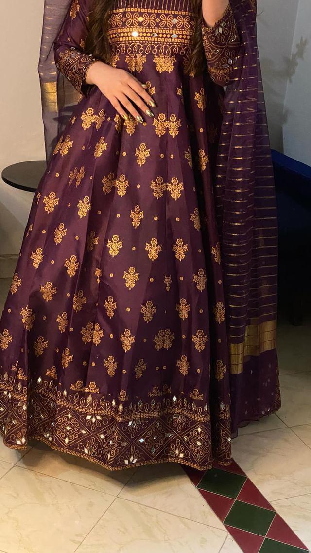 Mahoor Maxi in Rich Maroon! 🍂 - Virsa