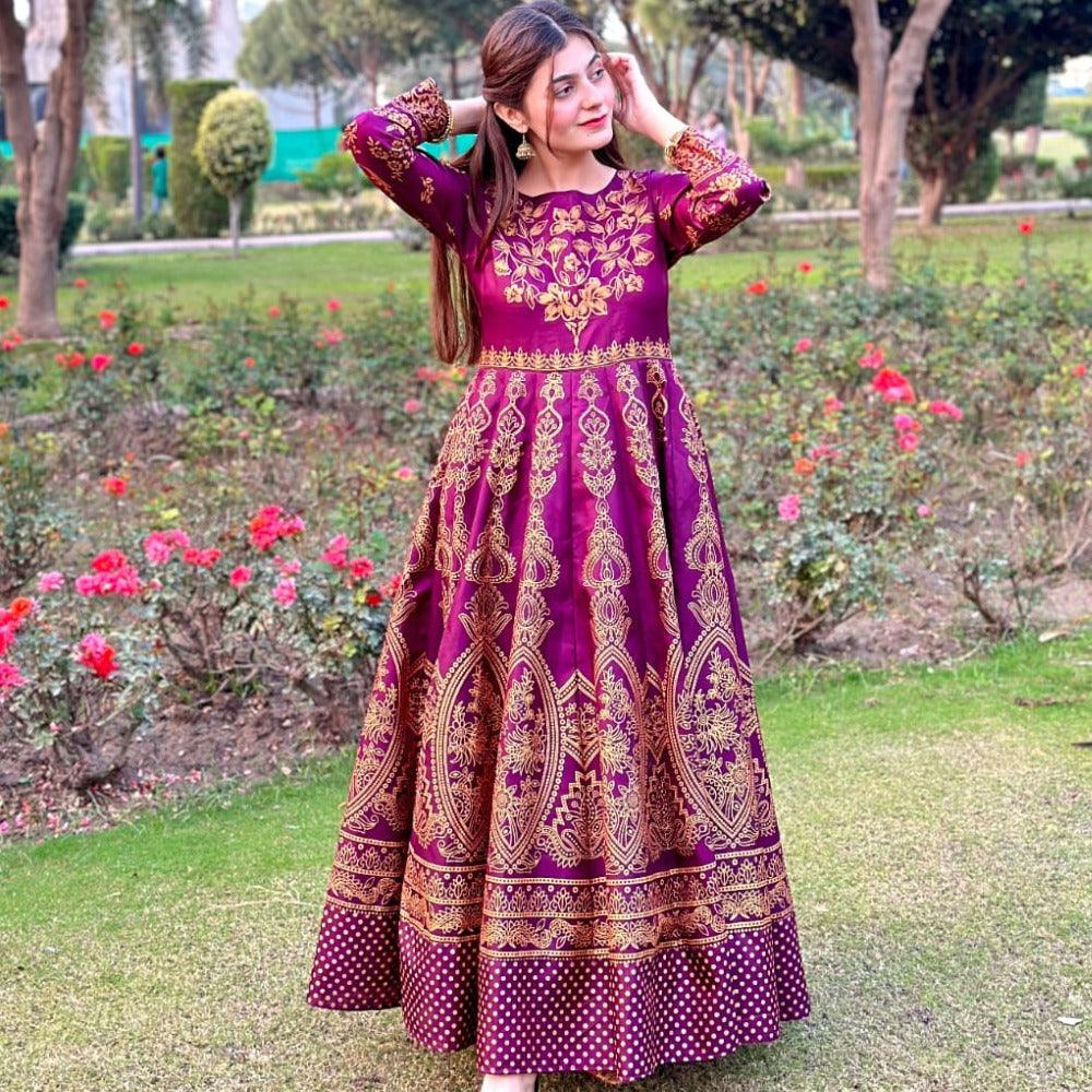 Moor Mahal Maxi in Dark Pink❤️🔥 - Virsa