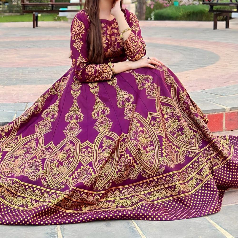 Moor Mahal Maxi in Dark Pink❤️🔥 - Virsa