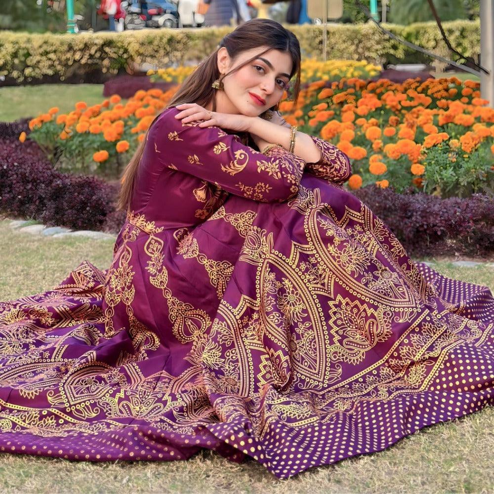 Moor Mahal Maxi in Dark Pink❤️🔥 - Virsa