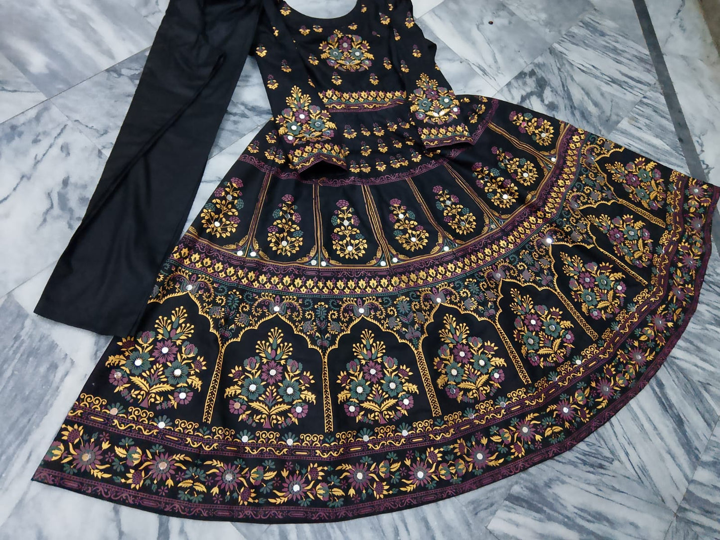 Black Maah para design Maxi 3pc
