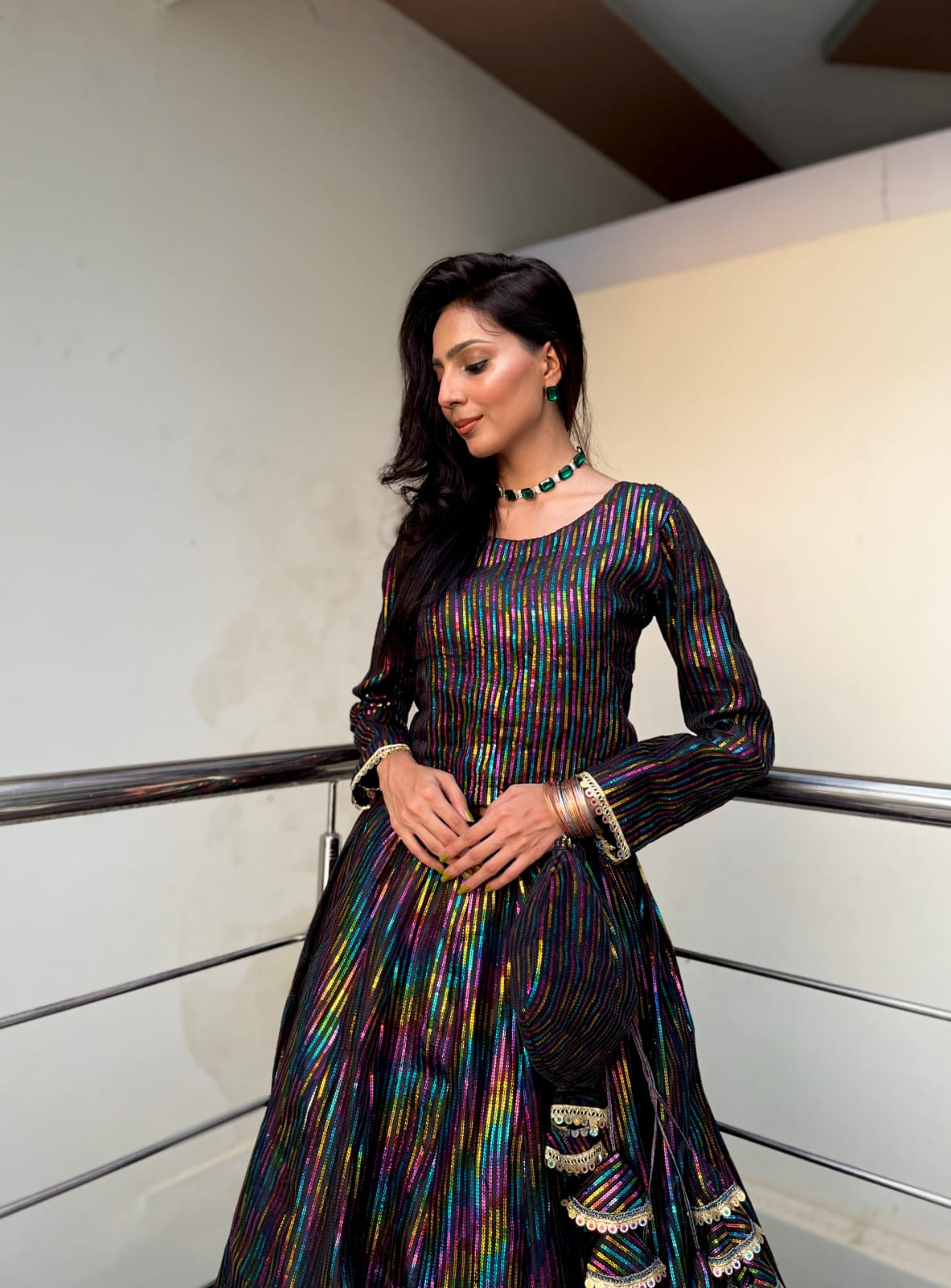 Black Lehnga 4pc