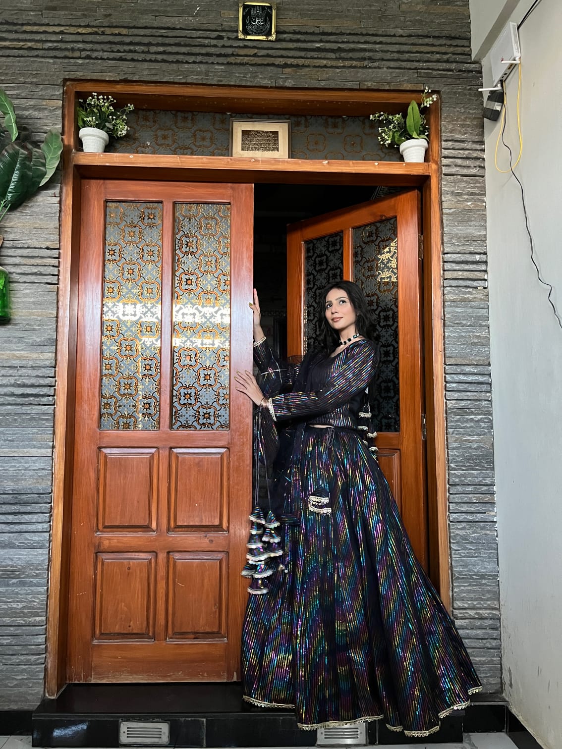 Black Lehnga 4pc