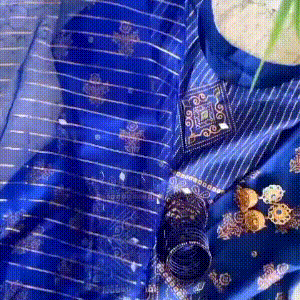Mahoor Maxi: A Fusion of Elegance and Charm With Blue Color! 💙 - Virsa