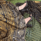 Moor Mahal Maxi 3Pc Black 🖤 - Virsa