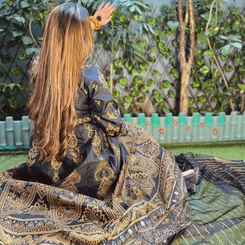 Moor Mahal Maxi 3Pc Black 🖤 - Virsa