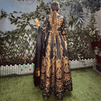 Moor Mahal Maxi 3Pc Black 🖤 - Virsa