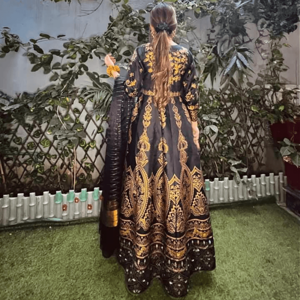 Moor Mahal Maxi 3Pc Black 🖤 - Virsa