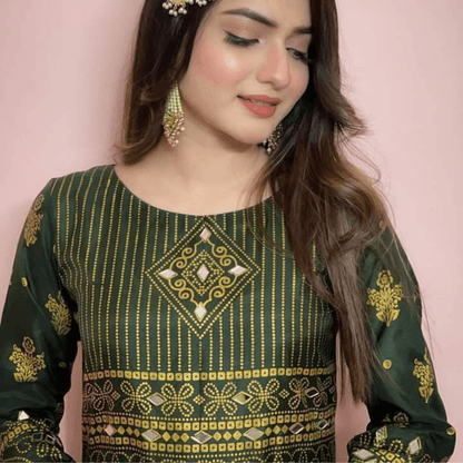 Mahoor Maxi : in Enchanting Green! 🌿 - Virsa