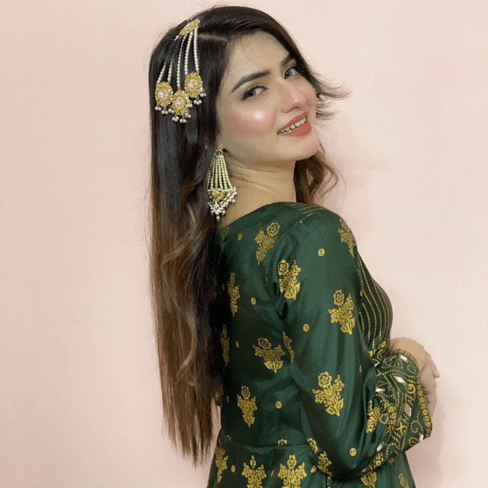 Mahoor Maxi : in Enchanting Green! 🌿 - Virsa