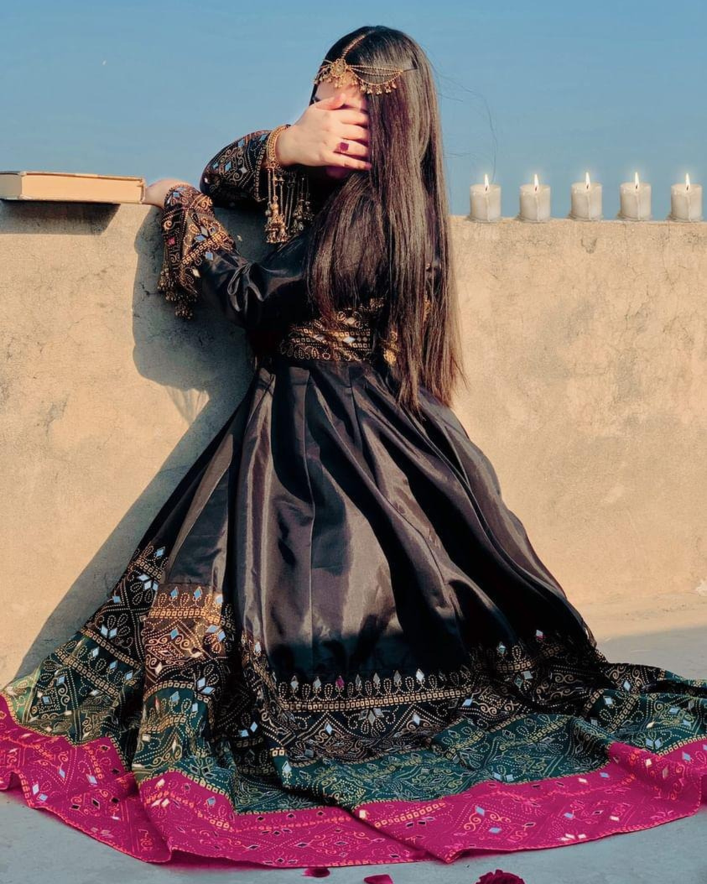 Gul Rana-BLK 3 Piece