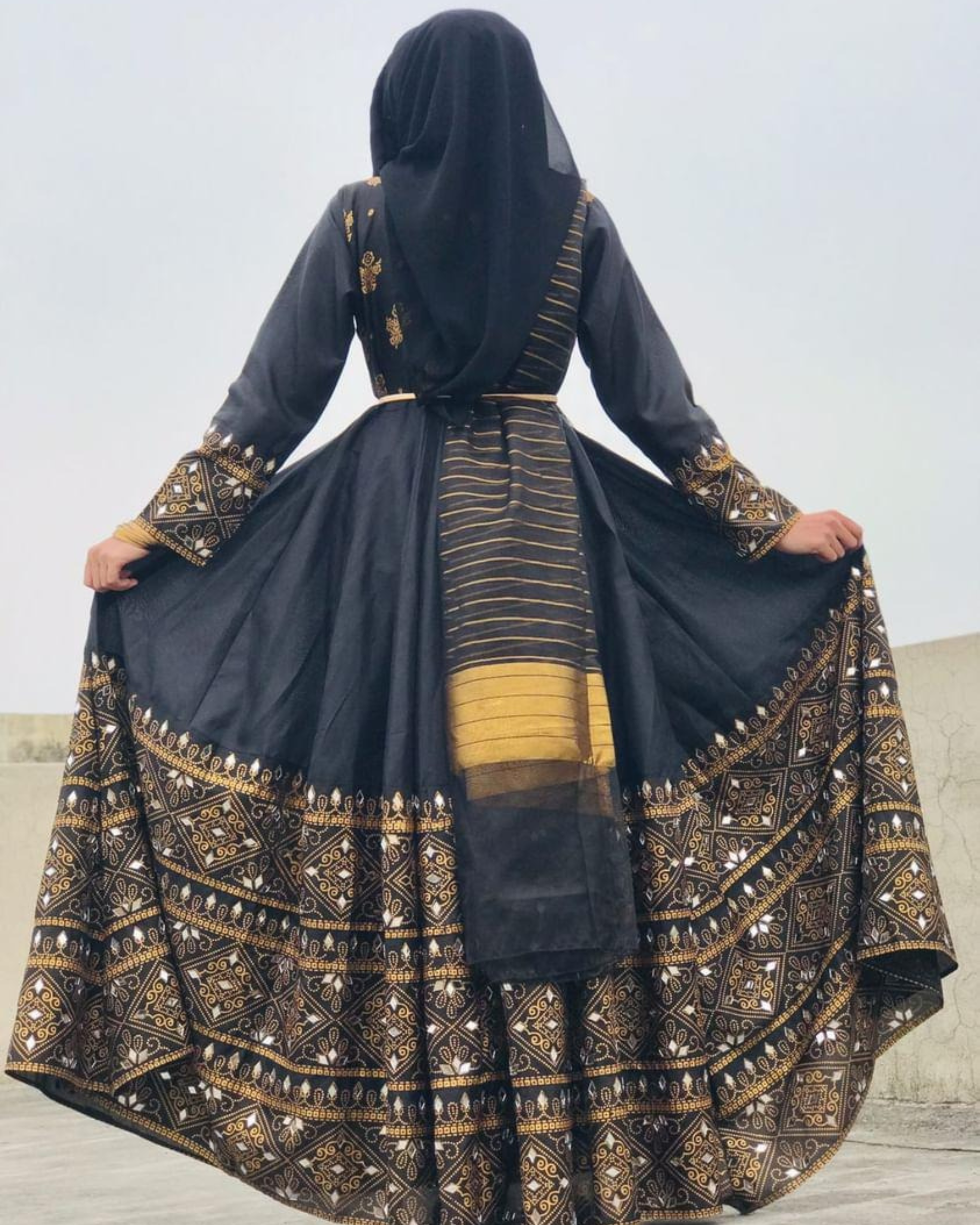 Gul Rana-BLK 3 Piece