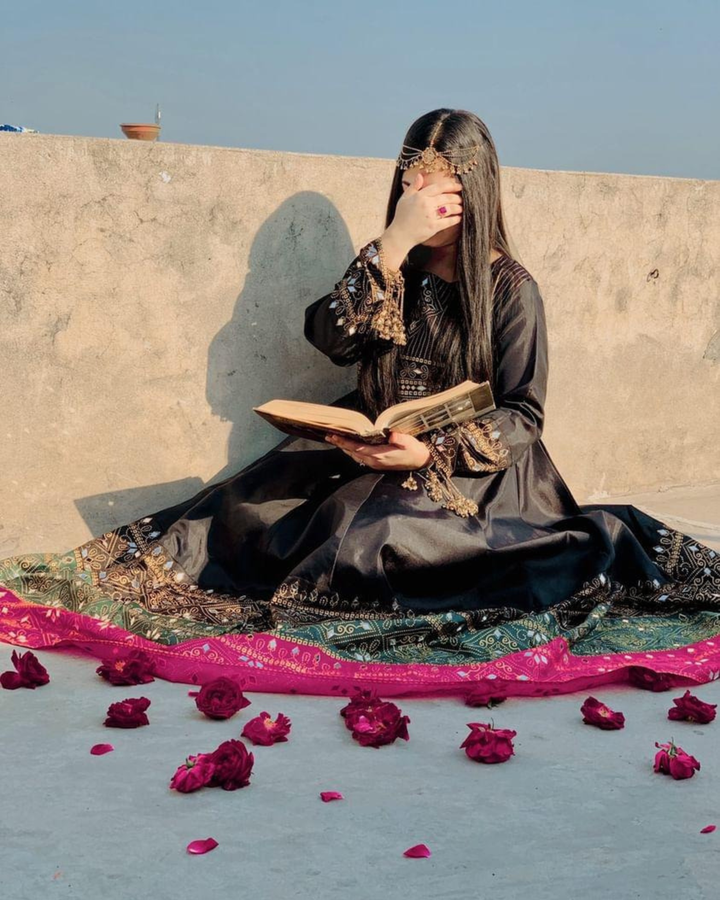 Gul Rana-BLK 3 Piece