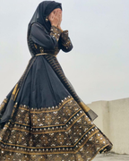 Gul Rana-BLK 3 Piece