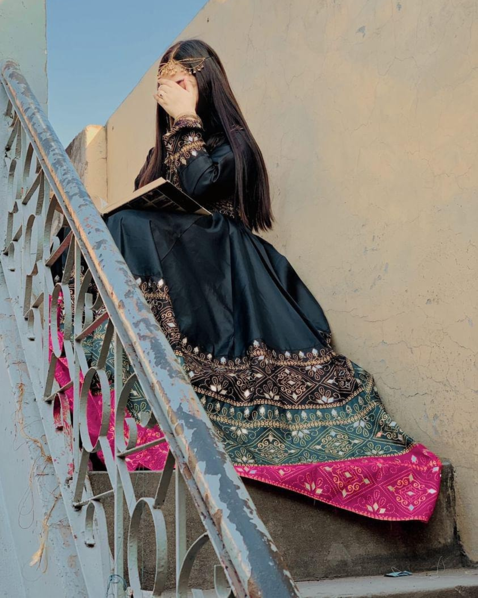 Gul Rana-BLK 3 Piece