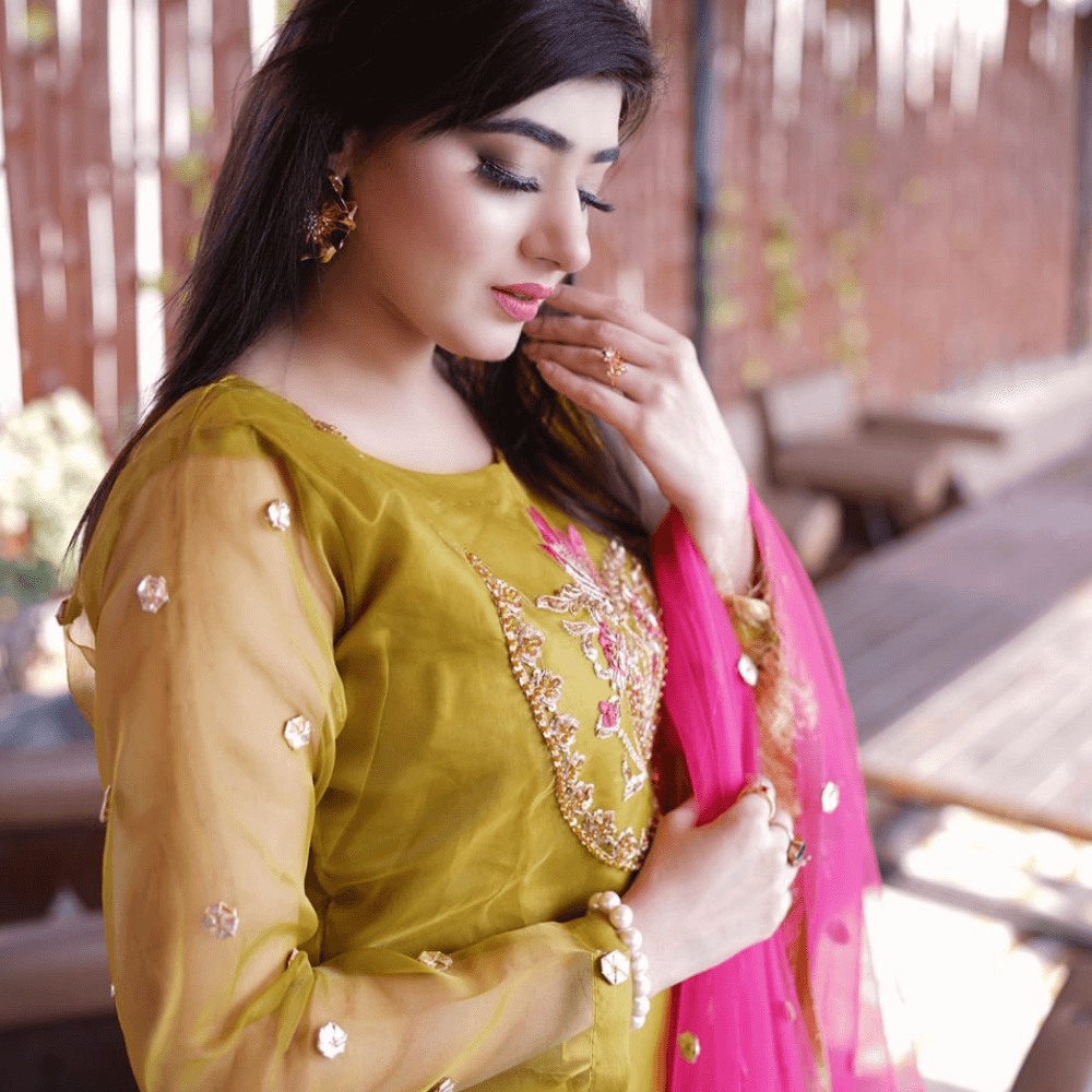 Mehndi Sharara 🌿 3-Piece - Virsa
