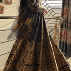 Moor Mahal Maxi 3Pc Black 🖤 - Virsa