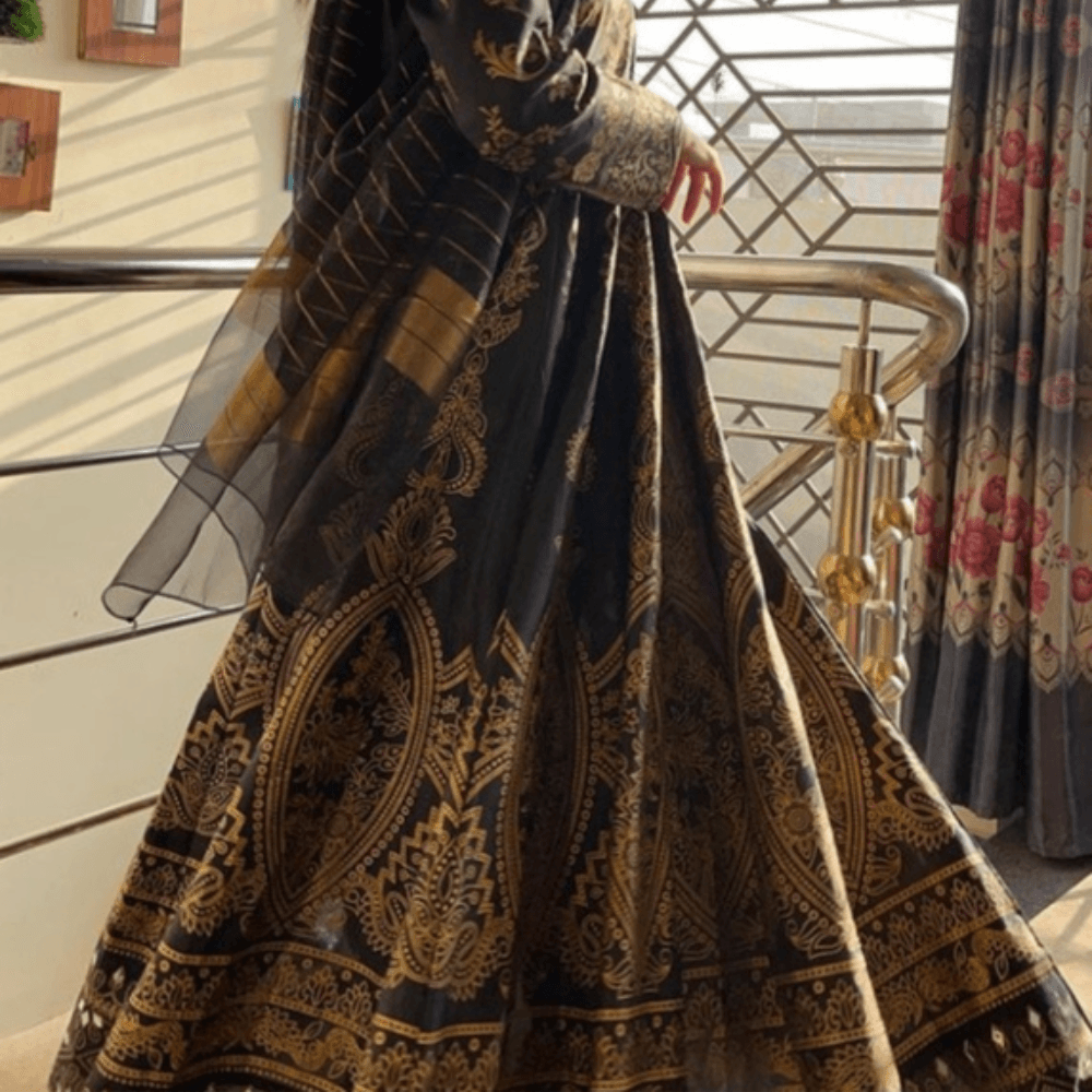 Moor Mahal Maxi 3Pc Black 🖤 - Virsa