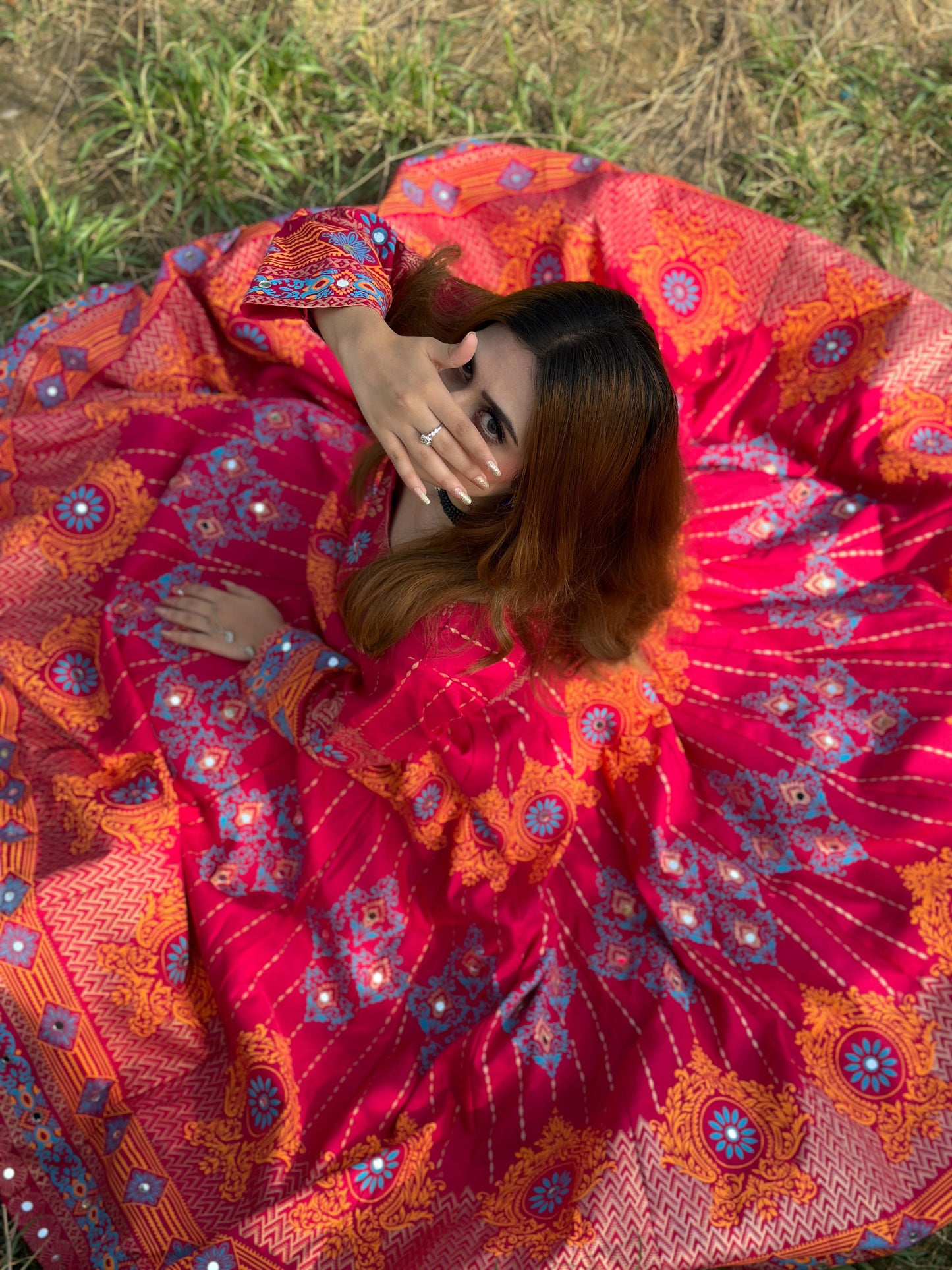 "Gul NAAZ" maxi in pink