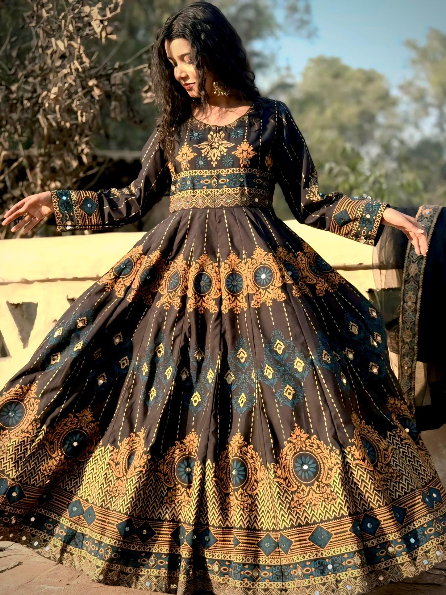 "GUL NAAZ BLACK 3PC "