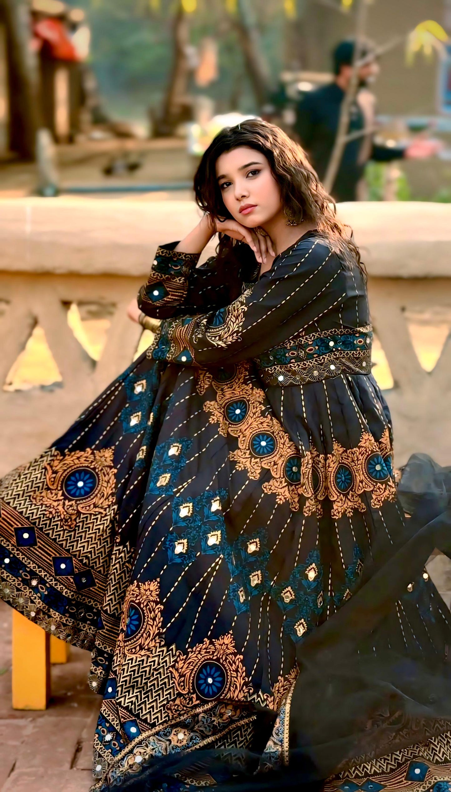 "GUL NAAZ BLACK 3PC "