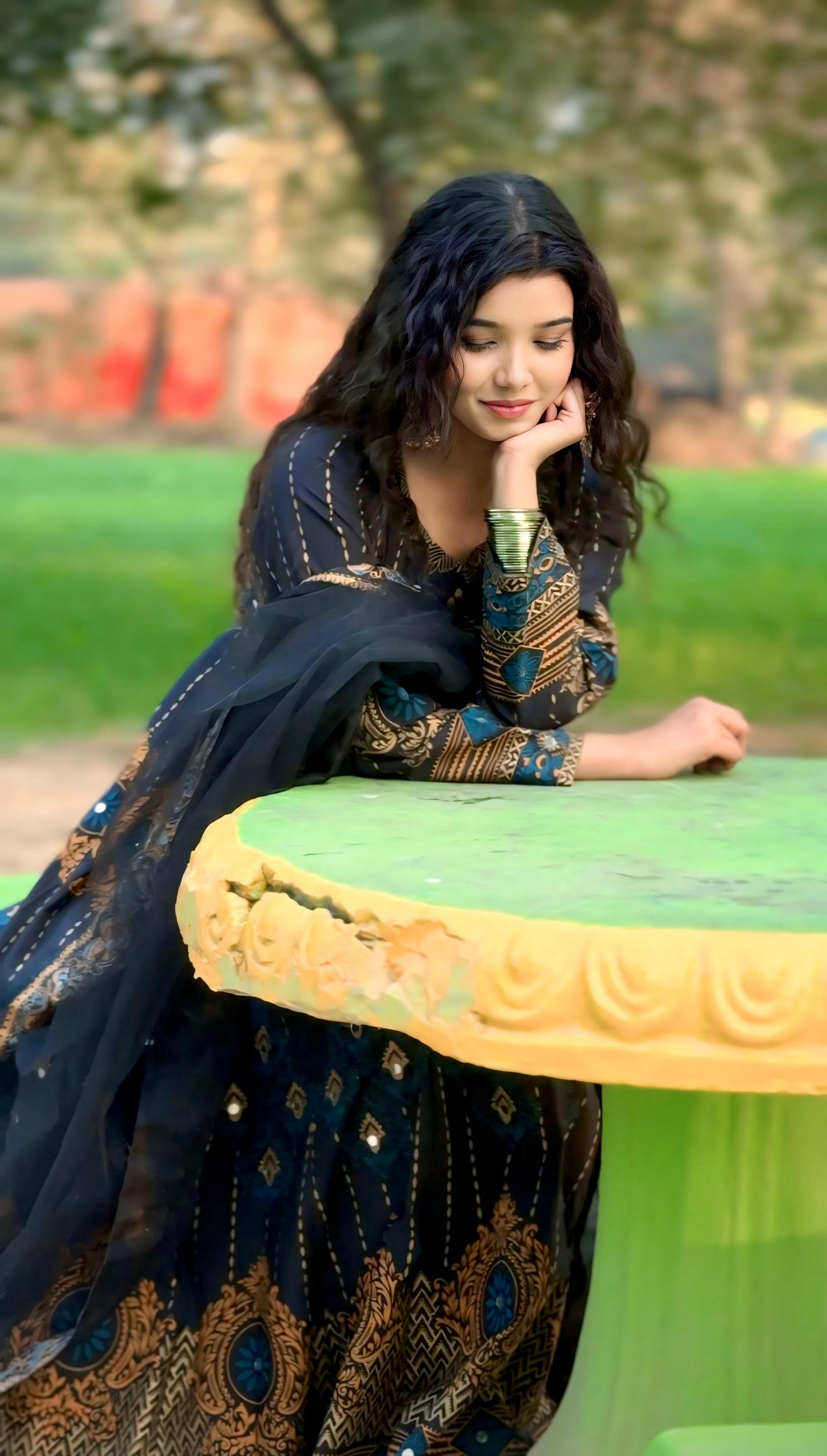 "GUL NAAZ BLACK 3PC "