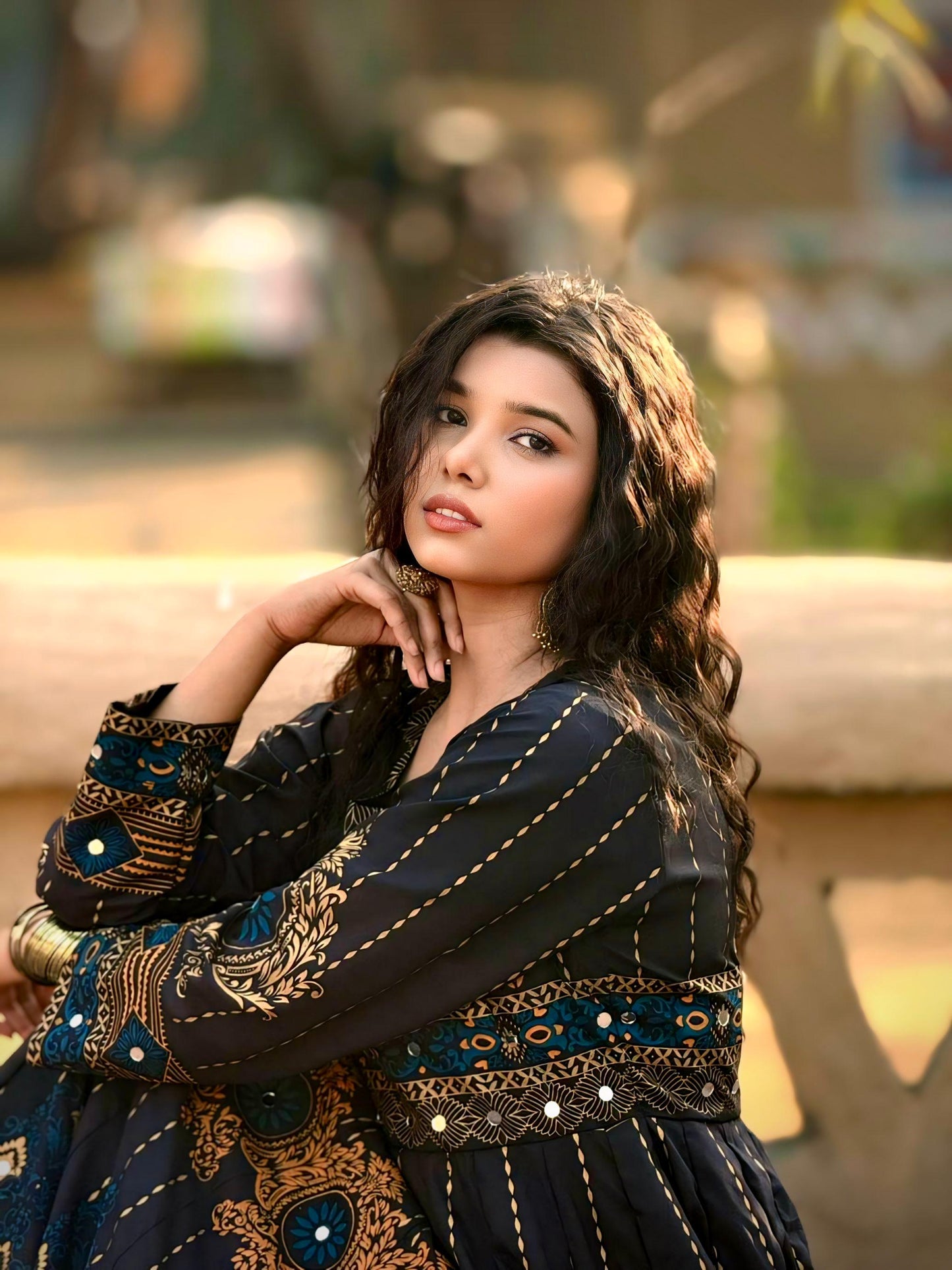 "GUL NAAZ BLACK 3PC "