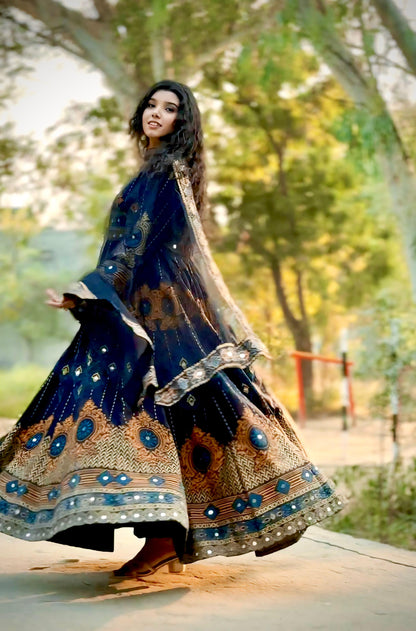 "GUL NAAZ BLACK 3PC "