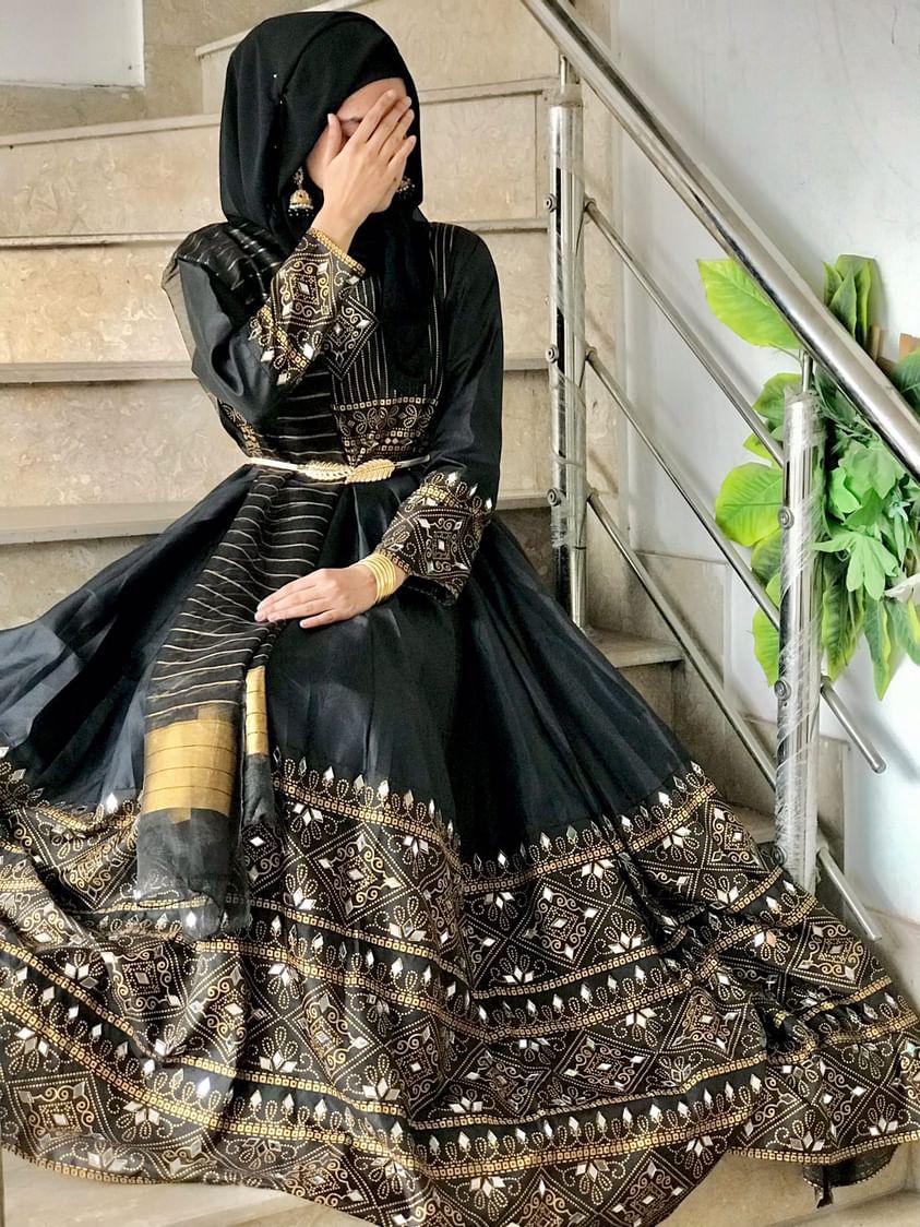 ''3PC FULL BLACK GUL E RANA ''
