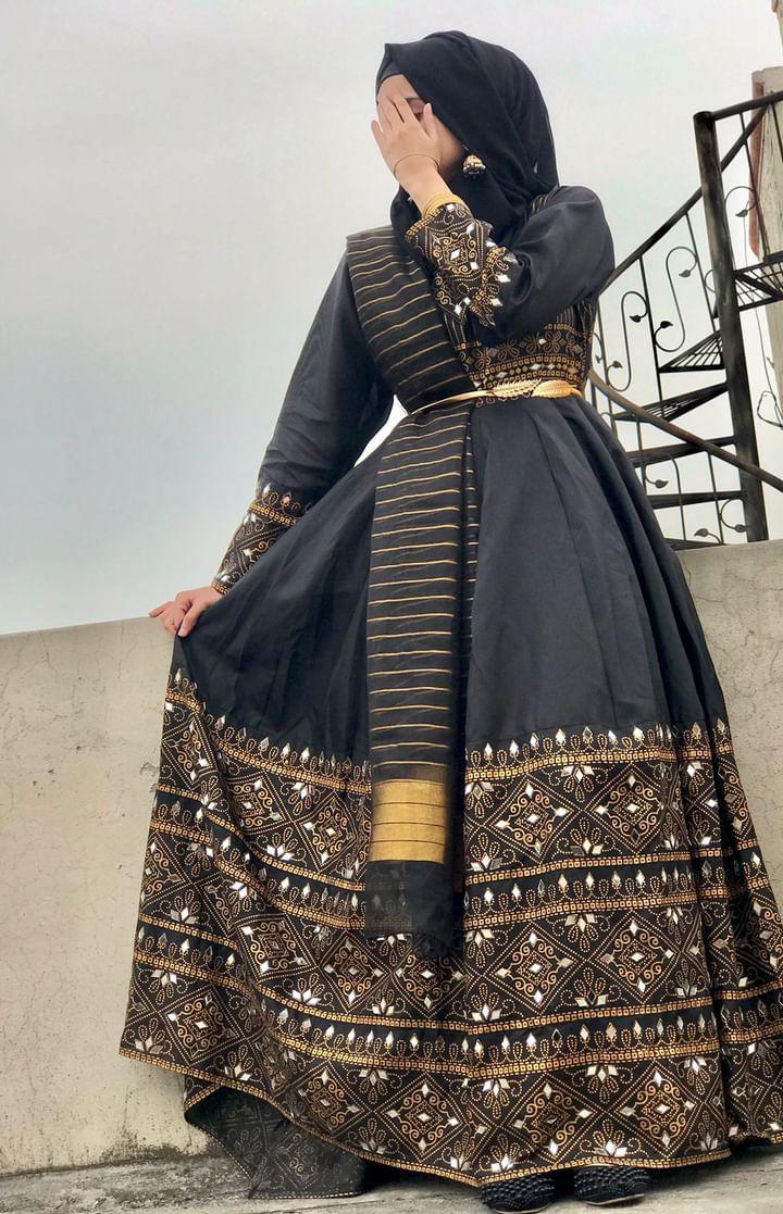 ''3PC FULL BLACK GUL E RANA ''