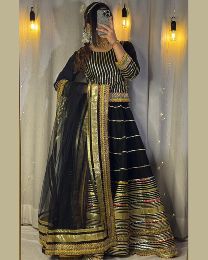 4 Piece Lehenga-Choli