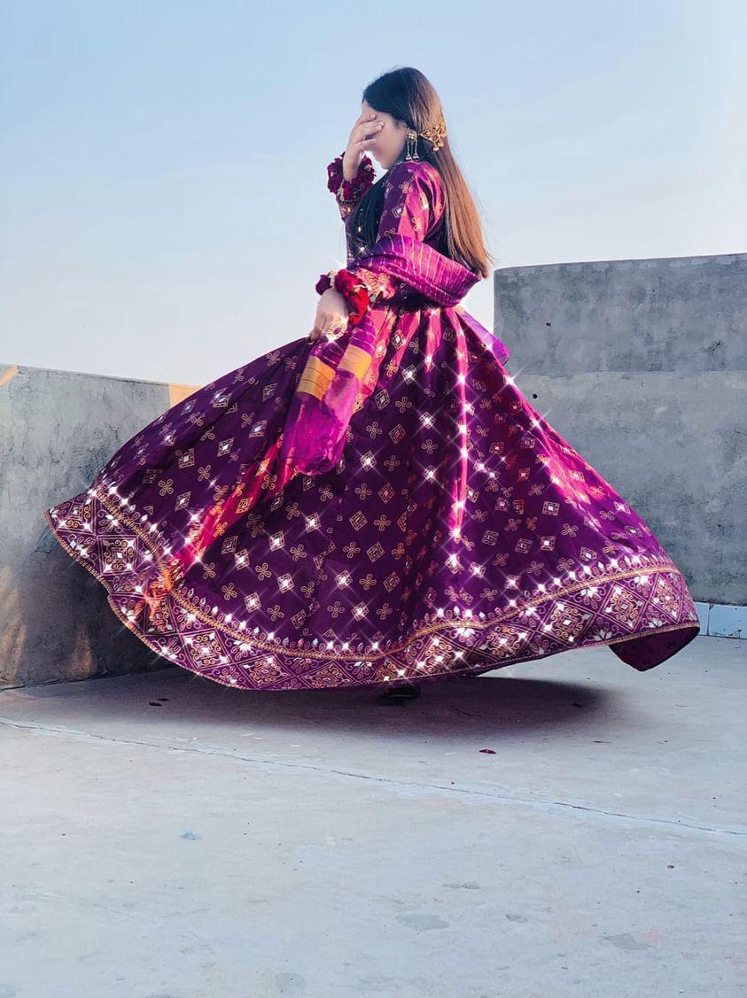 Purple Sheesh Mahal Maxi A Regal Ensemble Fit for Royalty! 👗 - Virsa