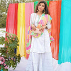 Sharara Dress Multi Gotta White 🤍 - Virsa