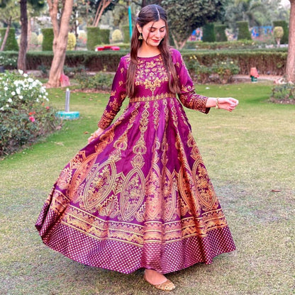 Moor Mahal Maxi in Dark Pink❤️‍🔥 - Virsa