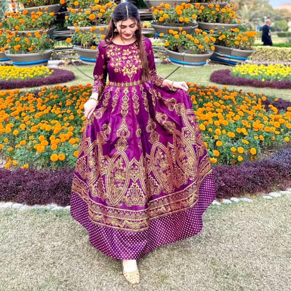 Moor Mahal Maxi in Dark Pink❤️‍🔥 - Virsa