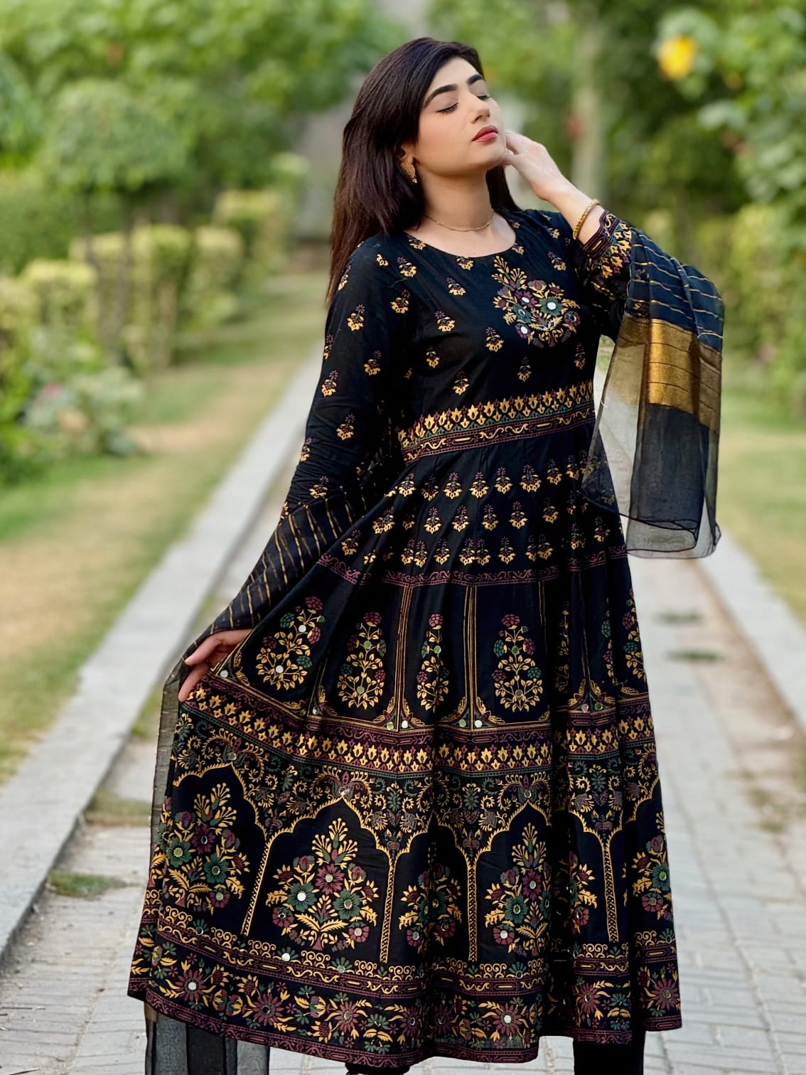 Black Maah para design Maxi 3pc