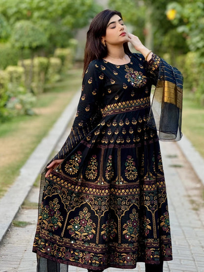 Black Maah para design Maxi 3pc