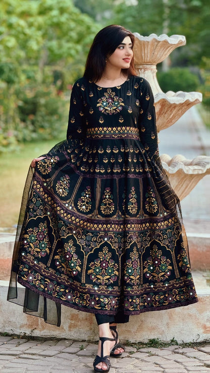 Black Maah para design Maxi 3pc
