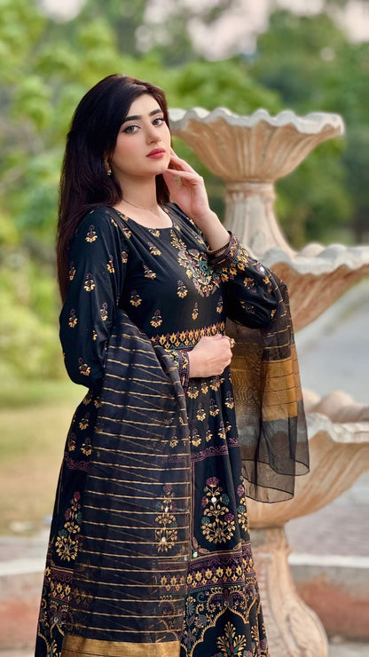 Black Maah para design Maxi 3pc