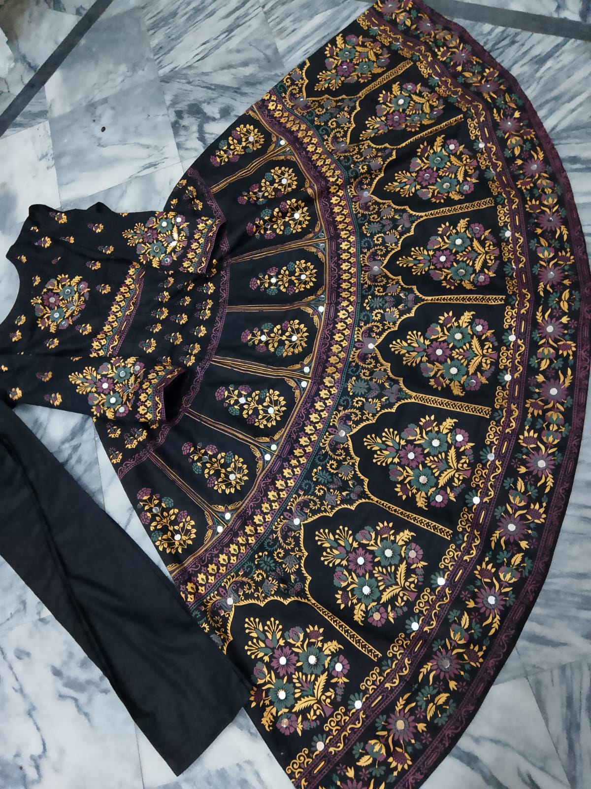 Black Maah para design Maxi 3pc