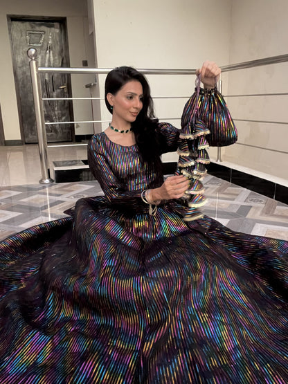 Black Lehnga 4pc