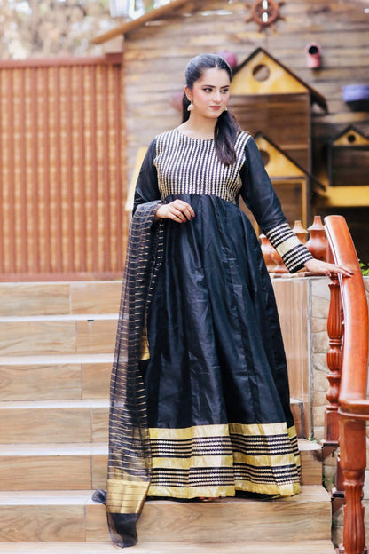 GUL NASEEM IN BLACK 3PC
