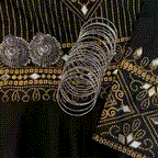 Gul-e-Rana Maxi 2pc : Black🖤 - Virsa