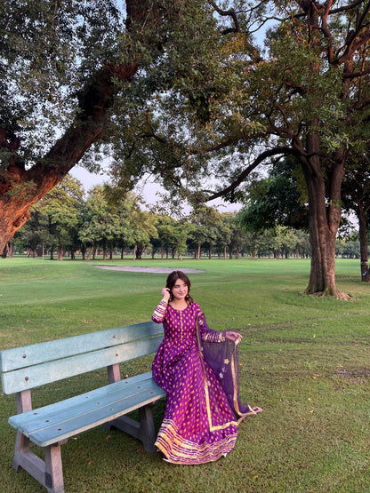 "GUL E SEHAR PURPLE"