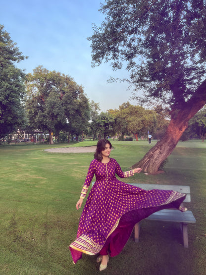 "GUL E SEHAR PURPLE"